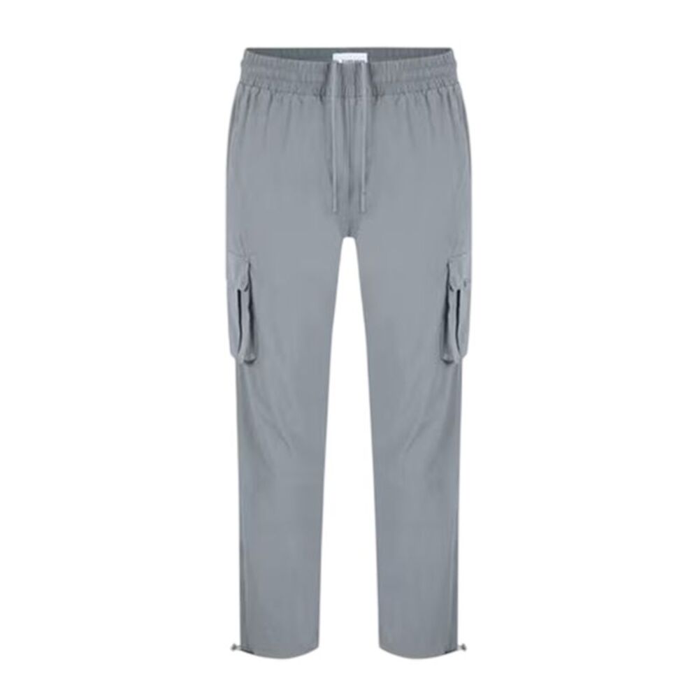 Firetrap Mens Tech Regular Combat Trousers / Light Grey